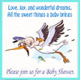 Baby Shower Announcement Cards