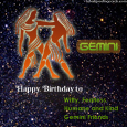 Gemini Zodiac Birthday Cards