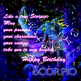 Scorpio Zodiac Birthday Cards