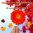 Flower Birthday Card