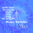 Virgo Zodiac Birthday Cards