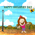 Happy Children's Day Wishes Card