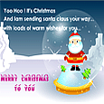 Christmas Santa Claus Card