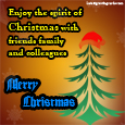 Merry Christmas Spirit Card