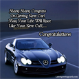 Congratulation for New Car