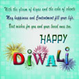 Belated Diwali Wishes card