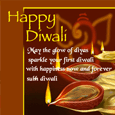 Diwali Diyas Card