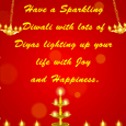 Diwali Diyas Card