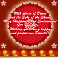 Diwali Diyas greeting Card