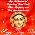Durga Pooja Friends Card