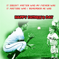 Father's Day Blessed Thoughts Card