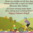 Father's Day Friends Card