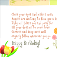 Birthday Flowers Card