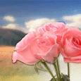 Rose Flowers Card