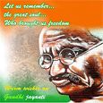 Lets Remember Gandhi Card