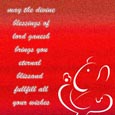 Ganesh Chaturthi Message Card