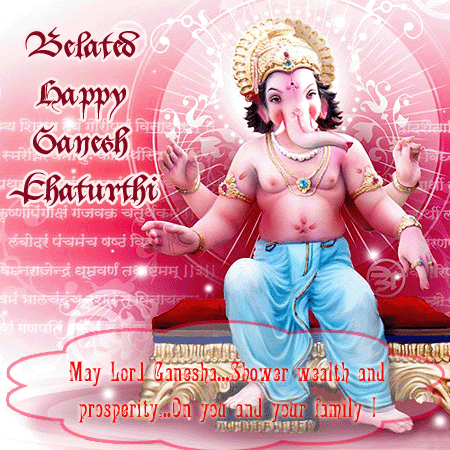Belated Ganesh Chaturthi Card