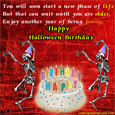 Halloween Birth Day Cards