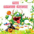 Halloween Birth Day Cards