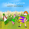 Hindi Baisakhi Card