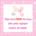 Colors of Hope holi cards