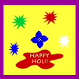Happy holi card.