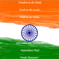 Indian Independence Day Card