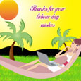 Labor Day Thank You Card