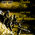 May day Thank You Card