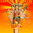 Navratri Arti Card