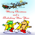 Christmas And New Year Wishes Cards