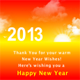 New Year 2013 Cards