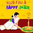 Happy Onam Greeting Card