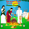 Pongal Celebration Cards