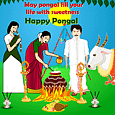 Pongal Celebration Card