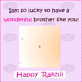 Animated Card Rakhi Card