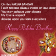 Interactive Rakhi Card 