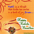 First Rakhi Card