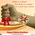 Happy Raksha Bandhan Card