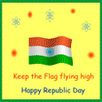 Republic Day Flag Cards