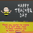 Thank You Teacher Card