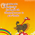 Turkey Thanksgiving Cards