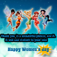 Happy Women's Day Thank You cards
