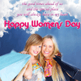 Womens day Wishes Cards, Wishes Between Women Greetings
