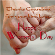 Womens day wishes to Grandma