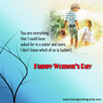 Women's Day Sister Card