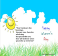 Happy Women's Day Friend Card