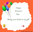 Women's Day Friend Card