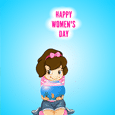 Cheer Happy Women's Day cards, Womens day Video cards
